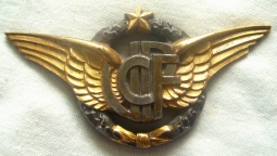 BEING RESEARCHED "CFVP" French Auto Badge (Insigne Automobile) NOT FOR SALE UNTIL IDed