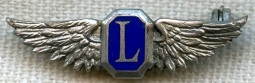 BEING RESEARCHED - "L" Lapel Wing by Whitehead & Hoag - NOT FOR SALE UNTIL IDed