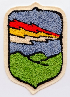 BEING RESEARCHED - WWII Chenille Jacket Patch, Maybe for USAAF Fighter Grp- NOT FOR SALE UNTIL IDed