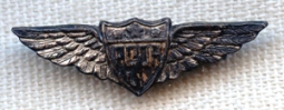 BEING RESEARCHED 1920s-1930s Sterling ASPA Lapel Wing Pin NOT FOR SALE TIL IDed