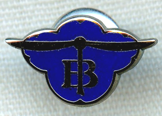 BEING RESEARCHED - Sterling "B" Aviation Co. (?) Lapel Pin By B.B. Co ...