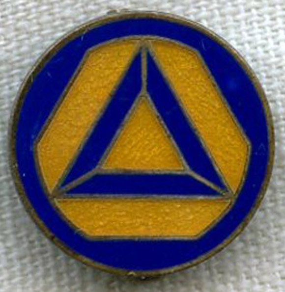 BEING RESEARCHED - 1930s Unmarked Sterling Lapel Triangle Pin (Air ...