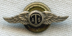 BEING RESEARCHED - TAS or AST Aviation Lapel Pin - NOT FOR SALE UNTIL IDed