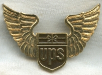 United Parcel Service (UPS) 1st Officer Hat Badge 1st Issue