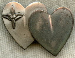 Sterling WWII US Army Air Forces Sweetheart Pin