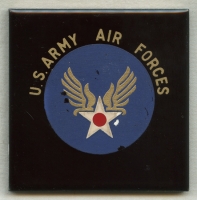 Cool WWII USAAF Decorative Tile with Shoulder Patch Insignia Design