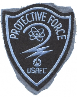 Rare Late 1940s US Atomic Energy Commission (USAEC) Protective Force Shoulder Patch