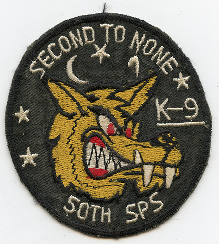 Early 1970s Usaf 50th Security Police Squadron K 9 Section Jacket