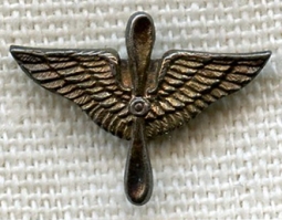 WWI US Air Service (USAS) Winged Propeller Lapel Pin