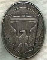 Beautiful WWI US Government Nitrate Plant Muscle Shoals AL #'d Silver Management Worker Badge