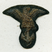 1890s US Naval Academy (USNA) Annapolis Midshipman's Shoulder Insignia