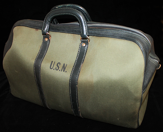 WW2 US Navy USN Brass Padlock with Key