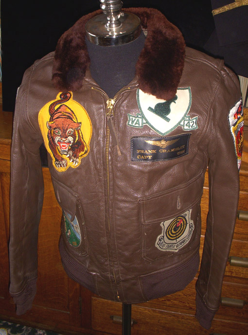 Career-Spanning USN G-1 Jacket, Cap, Plaques of Capt. Frank