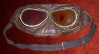 Rare WWI Cold Weather or High Altitude Aviator's Goggles Worn by USN Pilots & Bomber Crews