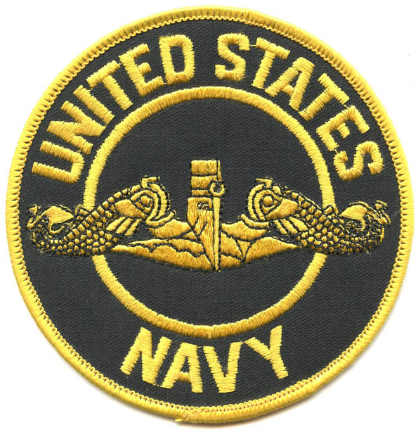 1980's USN Submarine Service Jacket Patch: Flying Tiger Antiques Online ...