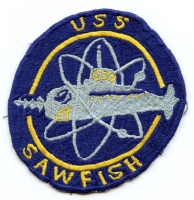 Circa 1959 Australian-Made Sub Patch for Fictional USS Sawfish for "On the Beach" Gregory Pe