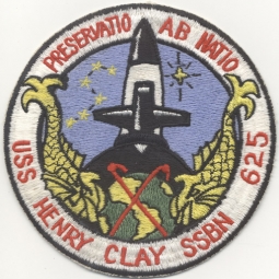 Japanese-Made US Navy USS Henry Clay SSBN-625 Patch