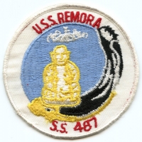 1960s USS Remora (SS-487) Submarine Pocket Patch