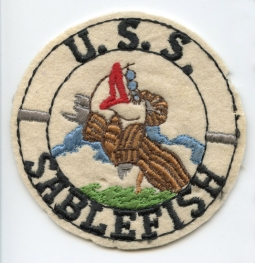 Very Rare United States Navy USS Sablefish SS-303 Submarine Patch