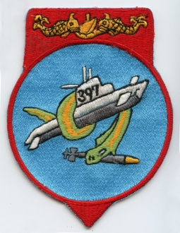 Very Nice ca 1950s USS Scabbardfish SS-397 Japanese Made Patch