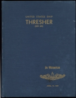 1964 "United States Ship Thresher (SSN-593)":  In Memoriam Book for Lost Boat