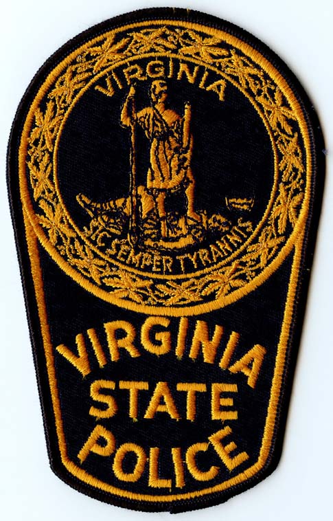 1980s Virginia State Police Patch: Flying Tiger Antiques Online Store