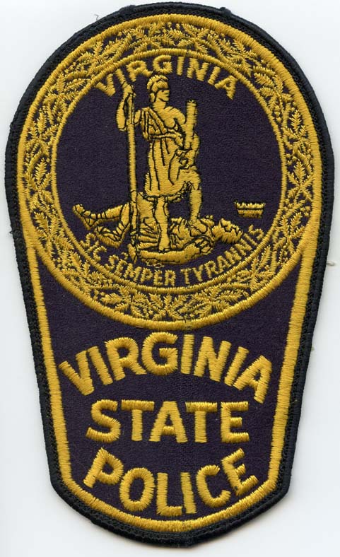 1970s Virginia State Police Patch: Flying Tiger Antiques Online Store