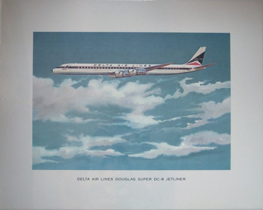 Jet Age Art JA080 DCA Washington National Airport Poster