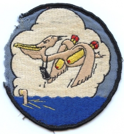 Circa Post-WWII to 1948 Jacket Patch for USN VP-45 Patrol Squadron