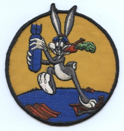 Late WWII US Navy Torpedo Squadron 36 (VT-36) Jacket Patch Featuring Bugs Bunny