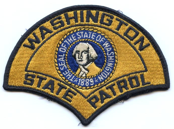 1980s Washington State Patrol Patch Flying Tiger Antiques Online Store