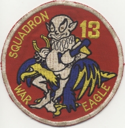 Very Rare USAAF War Eagles Field Flight Training Squadron 13 Jacket Patch