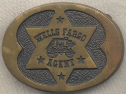 125th Anniversary "Wells Fargo Agent" Commemorative Buckle