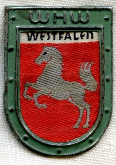 Circa 1930s Westfalen Winterhilfswerk WHW (Winter Help Work) Donation Tinnie