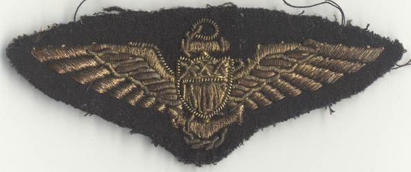 1920s US Navy Pilot Wing in Bullion: Flying Tiger Antiques Online Store