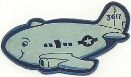 Unique WWII 3rd Air Transport Squadron Group of Patches, Photos and Discharge