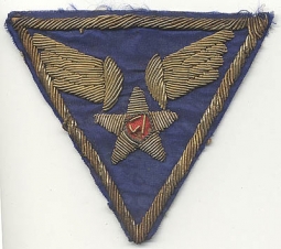 WWII Italian-Made Bullion 12th Air Force Patch