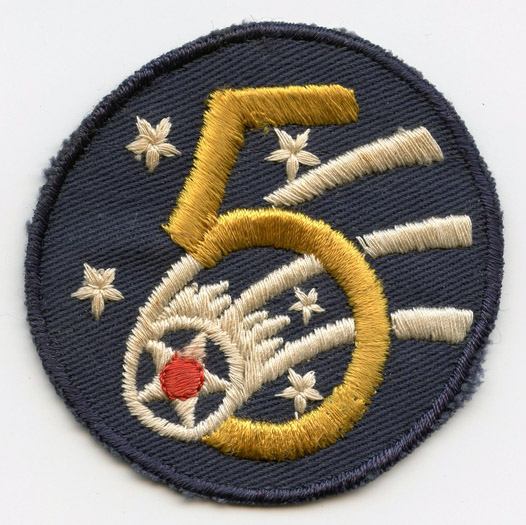 WWII USAAF 5th Air Force Aussie-Made Patch on Twill in Nice Shape ...