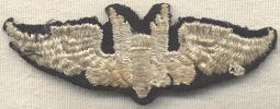 WWII Embroidered Australian-Made USAAF Air Gunner Wing