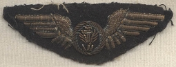 WWII Italian Made Air Crew Wing in Bullion