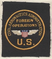 Very Rare WWII Civil Aeronautics Administration (CAA) U.S. Foreign Operations Patch