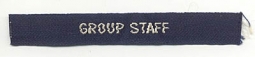 WWII Civil Air Patrol "Group Staff" Sleeve Title