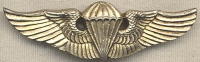 WWII OSS Chinese Paratrooper Wing Jeweler Made