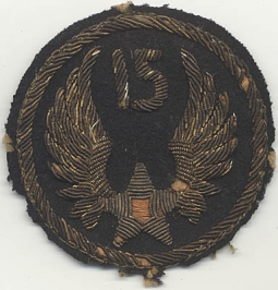 WWII Italian Made 15th AF Bullion Patch