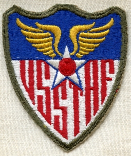 RARE WWII USAAF Strategic Air Force Patch without 3 Stars at the Top