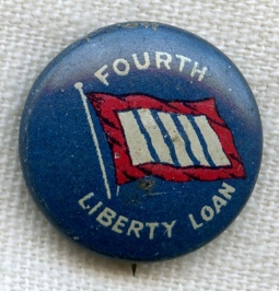 WWI 4th Liberty Loan Donation Pin