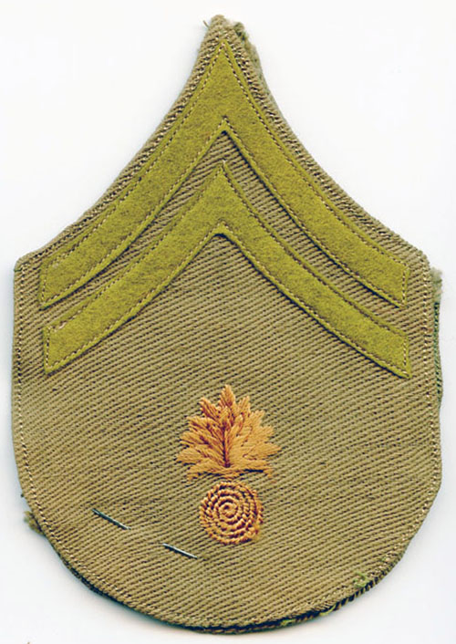 Pair of WWI US Army Rank Stripes for Corporal of Ordnance: Flying Tiger ...