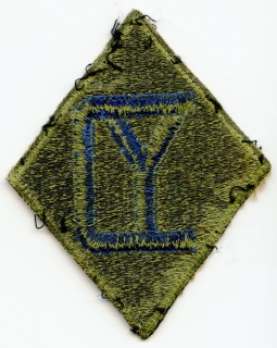 WWII Green Back Patch for US Army 26th (aka "Yankee") Division