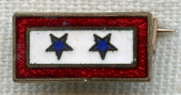 WWII (Two) Sons-in-Service Pin Gold-Filled