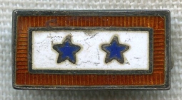 Sterling WWII (Two) Sons-in-Service Pin